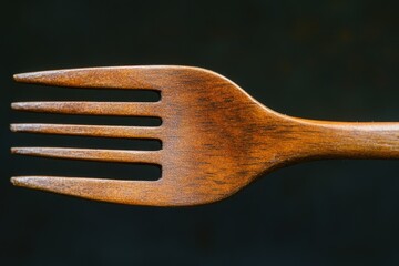 Poster - Wooden Fork with Handle