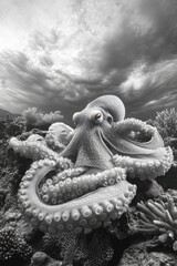 Poster - Octopus Underwater