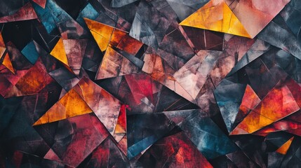 Poster - Abstract polygonal wallpaper/background/backdrop