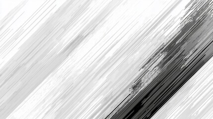 Poster - Abstract grayscale diagonal lines; motion blur; textured background; website design