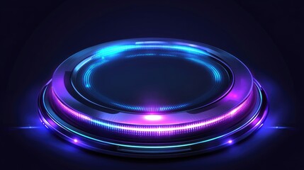 Poster - Glowing cyber protection shield with encrypted algorithms and AI-powered defense.