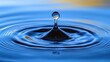 © crazyass - Dynamic water droplet splash nature macro photography calm environment close-up view abstract patterns