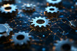 © Svetlana - Metal gears and digital connections in technology network concept