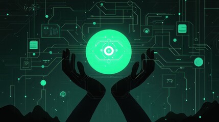 Poster - Illuminating Technology Sphere with Hands Reaching Out in Digital Space