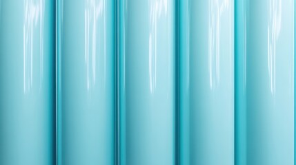 Poster - A mesmerizing shiny aqua blue background featuring vertical lines, creating a modern and vibrant atmosphere that evokes feelings of tranquility and simplicity.