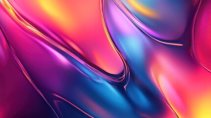 Poster - Background gradient with metallic sheen effect, reflective and dynamic