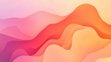 Poster - Background gradient with soft warm hues, cozy and inviting