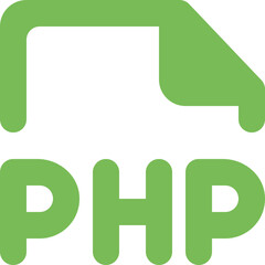 File Php icon logo design