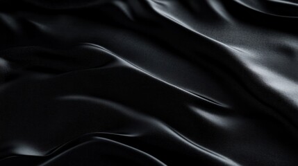 Poster - Black background with soft blurred texture, smooth and artistic