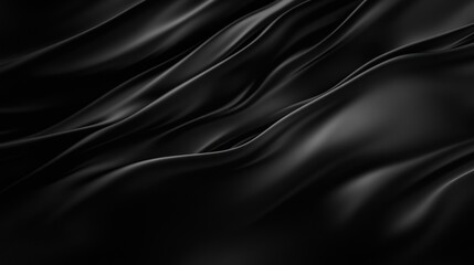 Poster - Black background with soft blurred texture, smooth and artistic