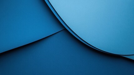 Poster - Blue background with smooth paper texture, elegant and simple