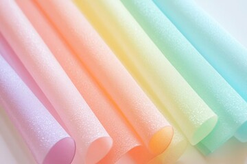 Fototapete - Abstract pastel gradient background with smooth texture, perfect for text overlay.