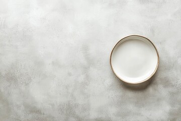 Poster - Minimalist gray surface with elegant empty area for overlay text.