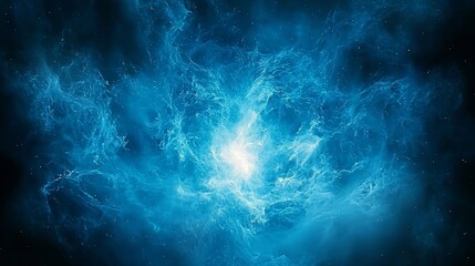 Wall Mural - Cosmic energy burst, nebula background, space, power, abstract art