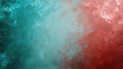 Poster - This image features an elegant abstract wall art piece, combining shades of red and aqua to evoke emotions while creating a striking visual impact suitable for various uses.