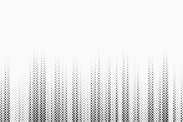 Fototapete - Halftone vector background. Monochrome halftone pattern. Abstract geometric dots background. Pop Art comic gradient black white texture. Design for presentation banner, poster, flyer, business card.