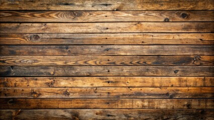Leinwandbilder - A weathered wooden wall with horizontal planks, showing the natural grain and texture of the wood.