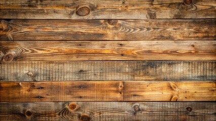 Leinwandbilder - A rustic wooden plank background with a natural wood grain pattern and a warm, earthy tone.