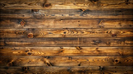 Aufkleber - Rustic Wooden Planks with Natural Grain Patterns and Knots for a Warm and Textured Background