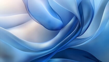 Poster - Seamless Baby Blue To Pale Sky Blue Gradient, 3D Abstract Background With Delicate Wave Texture,