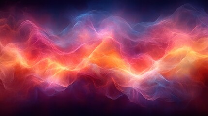 Wall Mural - Abstract energy waves in cosmos