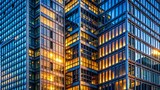 Modern Skyscraper Facade - Clean Lines, Urban Exploration Photography