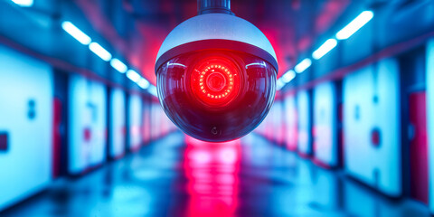 Poster - innovative security camera system with contextual video alerts enhancing surveillance monitoring thr