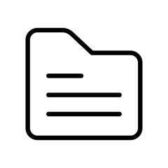 Poster - folder text vector icon