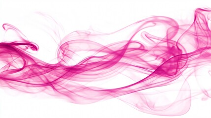 Poster - Elegant and Mysterious Pink Smoke Background with Soft Swirling Mist Clouds Blending

