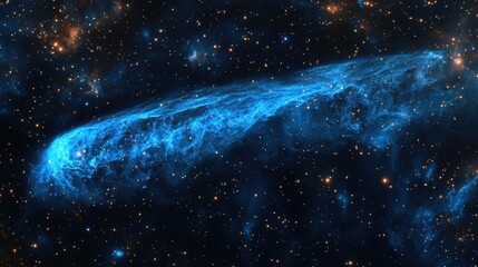 Wall Mural - a beautiful galaxy background with planets, stars, and nebulae, with the planet mars in the center.