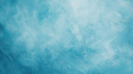 Poster - A serene abstract texture featuring soft, blended shades of blue, perfect for backgrounds in design projects, creating a calming atmosphere.