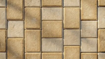 Aufkleber - Textured Stone Wall with a Subtle Pattern of Light and Shadow