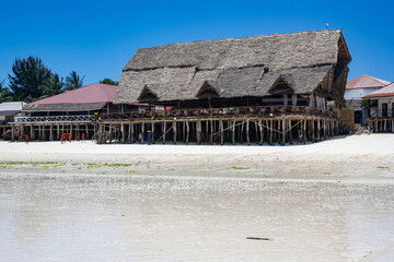 Wall Mural - View of the beach of Zanzibar island