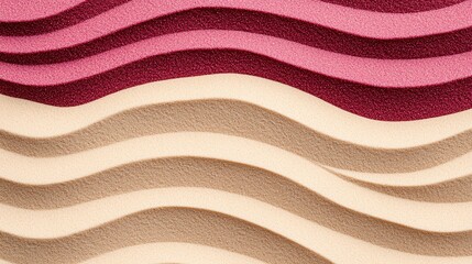 Poster - Abstract layered design with flowing colors showcasing modern aesthetics.