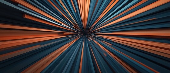 Poster - An abstract burst of colors and lines, showcasing dynamic movement and energy.
