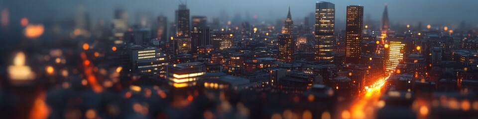 Poster - High-rise building offers stunning city view