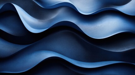 Aufkleber - Blue background with swirl pattern for design. Banner template with white space in the center for text. Suitable for minimalist abstract wallpaper and contemporary projects.