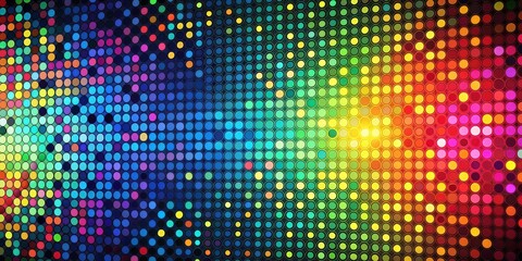 Aufkleber - Abstract Colorful Circular Pattern Design with Vibrant Hues and Gradient Effects