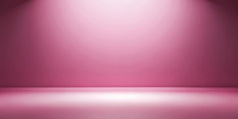 Leinwandbilder - A softly lit, minimalist pink studio backdrop ideal for product photography or graphic design projects