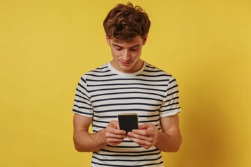 Poster - A person looking at their mobile device