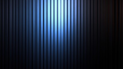 Aufkleber - Blue background with vertical stripes for design. Banner template with white space in the center for text. Suitable for minimalist abstract wallpaper and contemporary digital design.