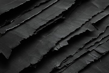 Poster - a close-up shot of a piece of black paper with a smooth surface