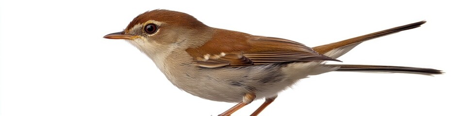 Poster - A small bird perched on a branch, featuring earthy tones