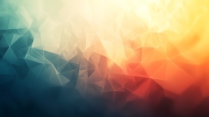 Wall Mural - Abstract Geometric Polygonal Background Featuring A Gradient Of Colors Perfect For A Technology Concept Or Presentation Slides And Templates And More  For Website Or Social Media Designs  Background
