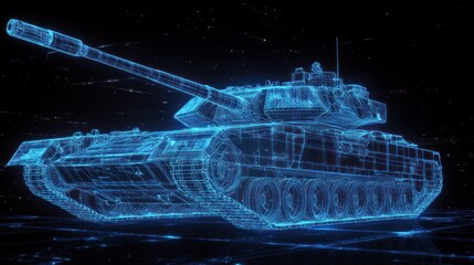 Poster - Cybernetic Tank: A Digital Warfare Visualization