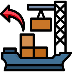 Sticker - Freight Forwarding icon