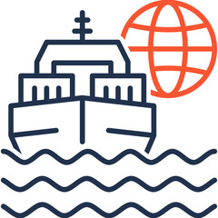 Poster - Sea Freight icon