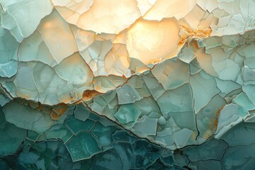 Poster - Intricate textures overlap to form a hypnotic visual experience enhanced by soft diffused lighting