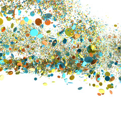 Poster - Colorful Confetti Burst