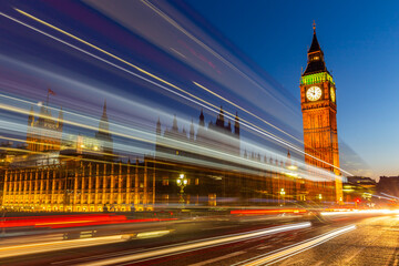 Wall Mural - Big Ben in London at night